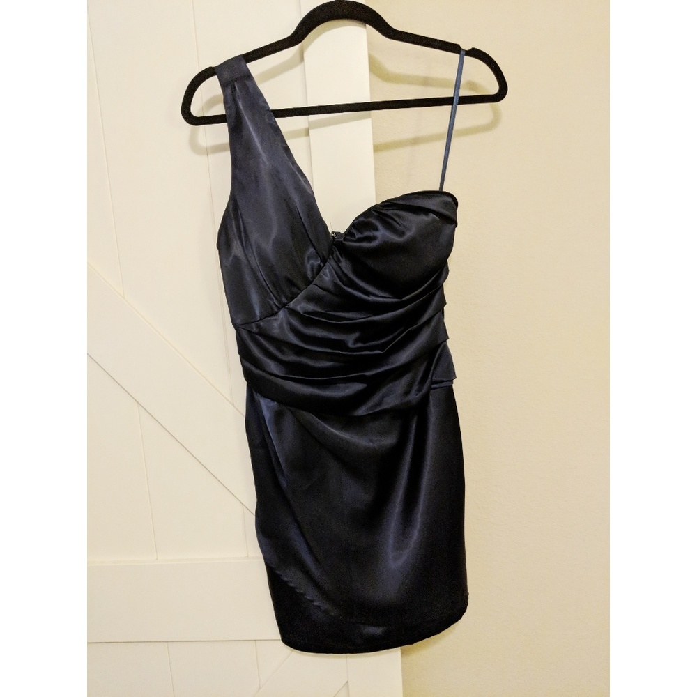 Navy blue semi formal dress